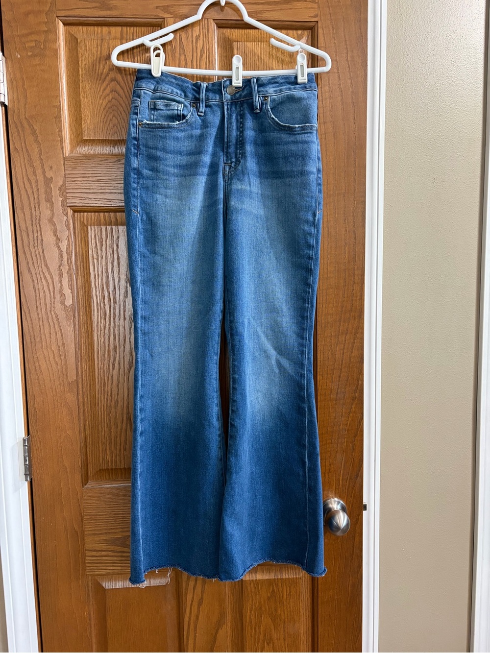 Good American Good Petite Flare Jeans, Women’s 8/29